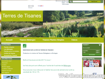 terresdetisanes.fr website preview