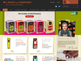 laroutedescomptoirs.com website preview