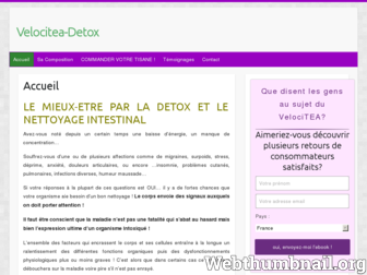 velocitea-detox.fr website preview