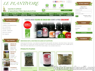 boutique.plantivore.fr website preview