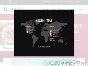 ca-fr.kusmitea.com website preview