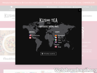 kusmitea.com website preview