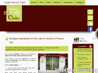 chabei-comptoir-de-thes.fr website preview