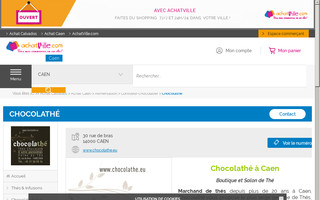 chocolathe.eu website preview