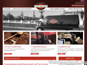 cafesrichard.fr website preview