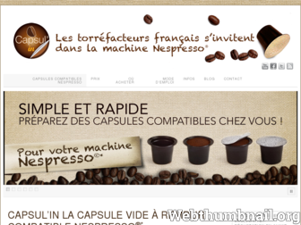 capsul-in.fr website preview