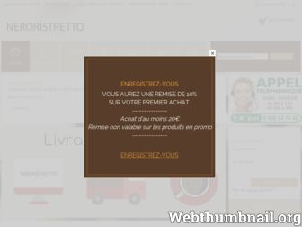 neroristretto.fr website preview