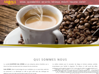 cafearoma-dz.com website preview