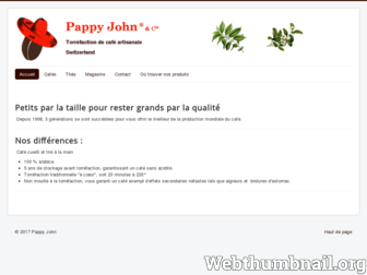 pappyjohn.ch website preview
