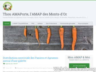 amap-thouamaporte.fr website preview