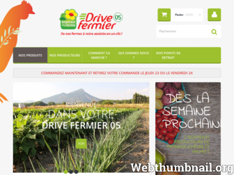 drive-fermier05.fr website preview
