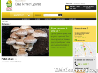 drivefermierlyonnais.fr website preview