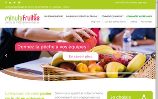 minute-fruitee.fr website preview