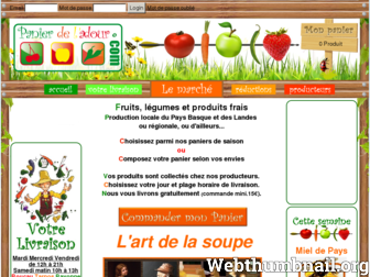 panierdeladour.com website preview
