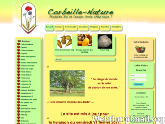 corbeille-nature.com website preview