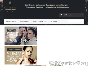 champagnepascher.fr website preview