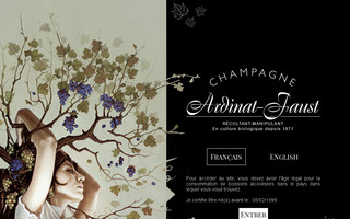 champagne-ardinat-faust.com website preview