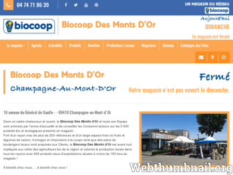 biocoopmontsdor.biocoop.net website preview