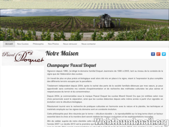 champagne-doquet.com website preview