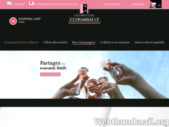 champagne-clerambault.fr website preview