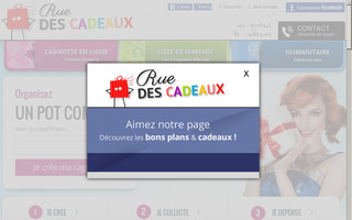 ruedescadeaux.com website preview