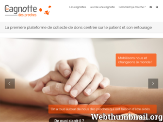 lacagnottedesproches.fr website preview