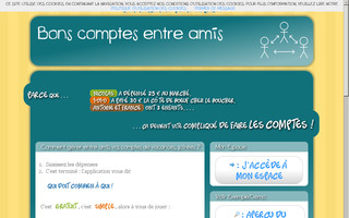 bonscomptesentreamis.com website preview