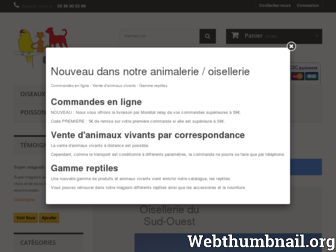 oisellerie-du-sud-ouest.fr website preview
