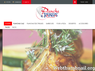 shop.plancha-tonio.com website preview