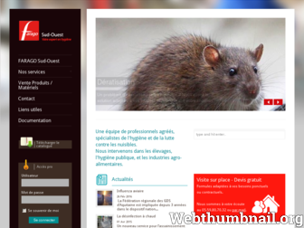 faragosudouest.fr website preview