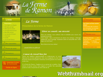 ferme-de-ramon.fr website preview