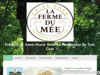 lafermedumee.com website preview