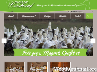 maison-coraboeuf.fr website preview