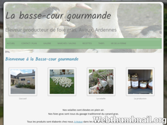bassecourgourmande.fr website preview