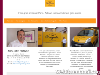 foie-gras-artisanal-paris.com website preview