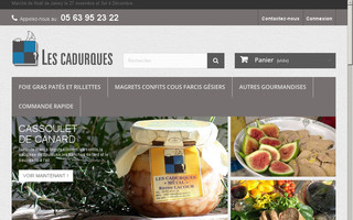 lescadurques.com website preview