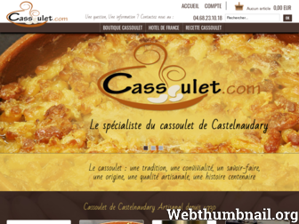 cassoulet.com website preview