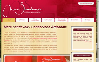 marc-sandevoir.com website preview