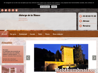 auberge-klauss.fr website preview