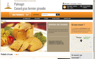 palmagri-foiegras.fr website preview