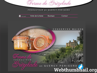 ferme-grezelade.fr website preview