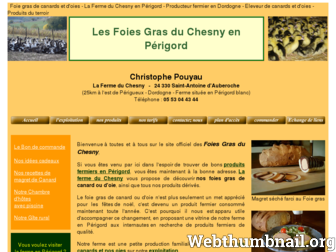 foie-gras-du-chesny.com website preview