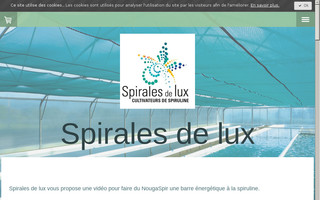 spiralesdelux.fr website preview