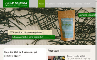 spiruline-locale.fr website preview