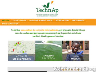 technap-spiruline.fr website preview