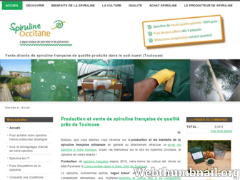 spiruline-occitane.com website preview