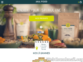 akalfood.com website preview