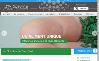 spiruline-du-dauphine.fr website preview