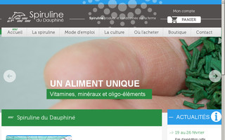 spiruline-du-dauphine.fr website preview