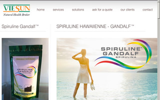 spirulinegandalf.com website preview